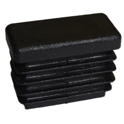 Zaślepka prostokątna 15x20mm czarna TULZAS15X20CZ