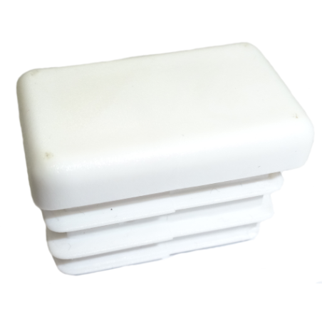 Zaślepka prostokątna 15x25mm biała TULZAS15X25B