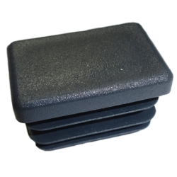 Zaślepka prostokątna 20x30mm grafitowa  TULZAS20X30G