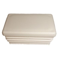 Zaślepka prostokątna 30x50mm biała TULZAS30X50BI