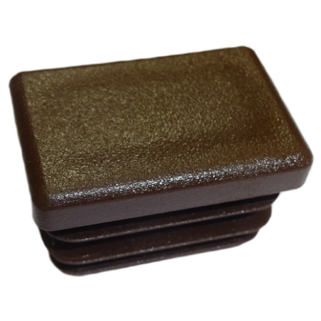 Zaślepka prostokątna 30x60mm brązowa TULZAS30X60BR