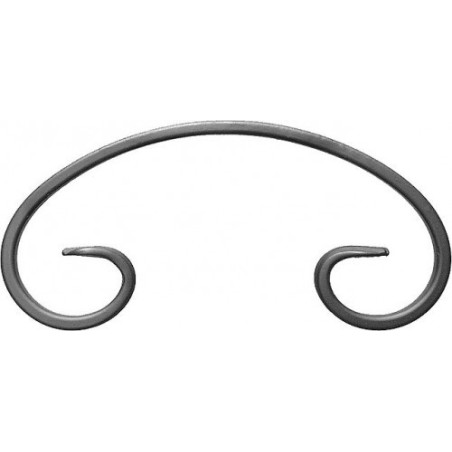 Element skrętny z płask. 12x6mm 180x85mm ART10047