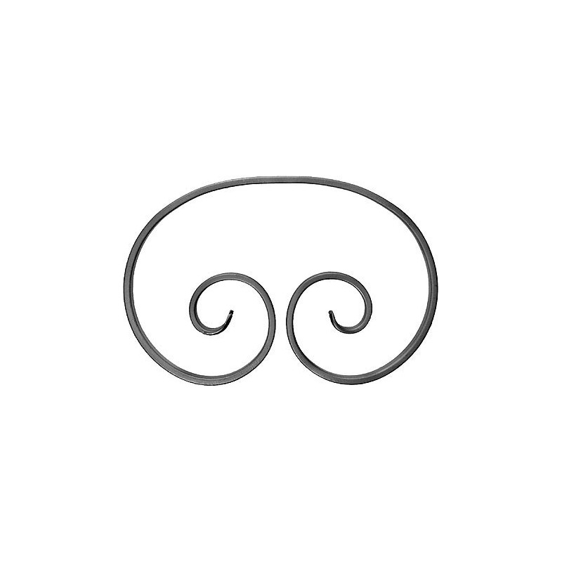 Element skrętny z płask. 12x6mm 250x167mm ART10048