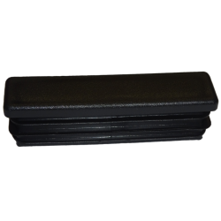 Zaślepka prostokątna 40x100mm czarna TULZAS40100CZ