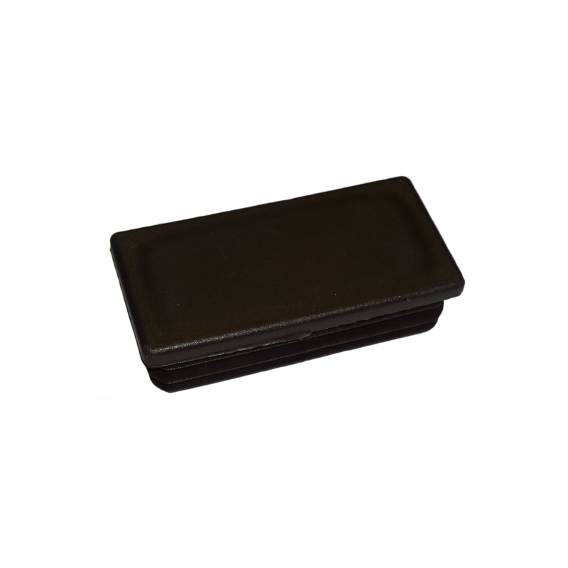 Zaślepka prostokątna 40x80mm brązowa TULZAS40X80BR