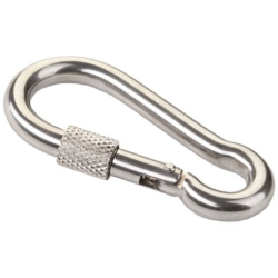 Karabińczyk z zabezpieczeniem 5x50mm BASKAR74.5Z