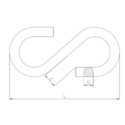 Ogniwo uzupełniające typu S 4mm BASOGN74.4S