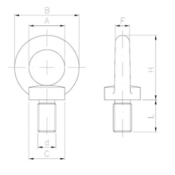 Śruba z uchem M16 BASSRU74.16U