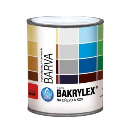 Emalia uniwersalna BAKRYLEX 0,7kg brąz średni mat BAK01.08