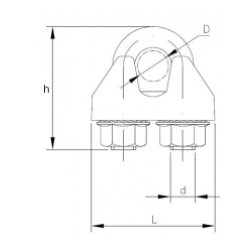 Zacisk do lin 11mm BASZAC74.11R