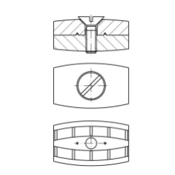 Zacisk kubełkowy 5mm BASZAC74.5K