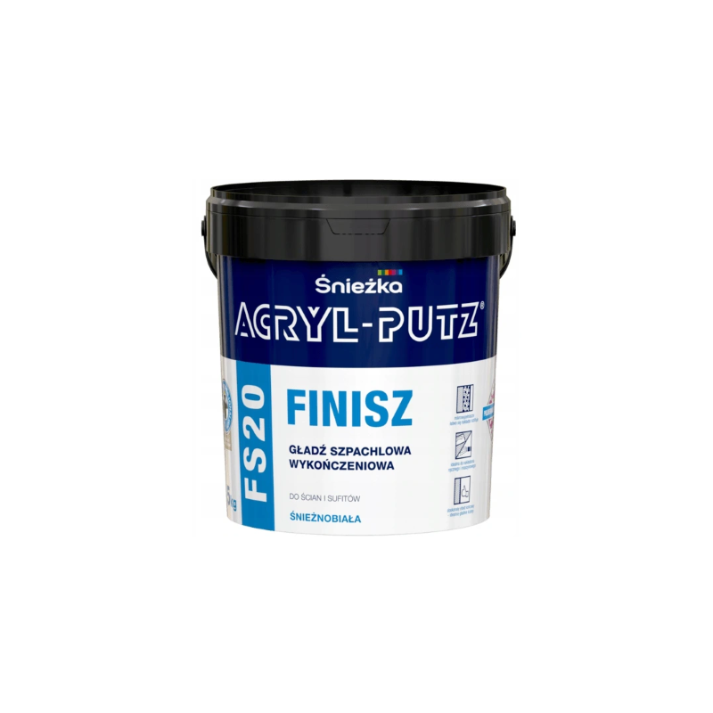 Gładź szpachlowa wykończeniowa ACRYL PUTZ FINISH 5kg BAWAKR10.72