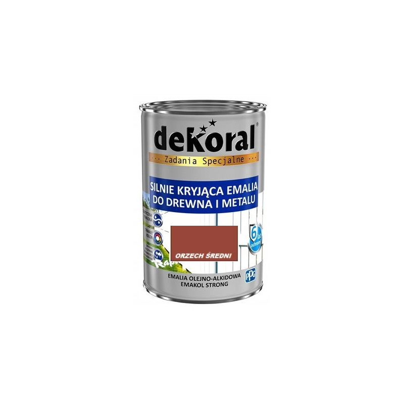 Farba olejna EMAKOL STRONG 0,9L orzech średni BAWEMA10.13