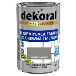 Farba olejna EMAKOL STRONG 0,9L szara jasna BAWEMA10.17