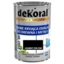 Farba olejna EMAKOL STRONG 0,9L czarny BAWEMA10.7