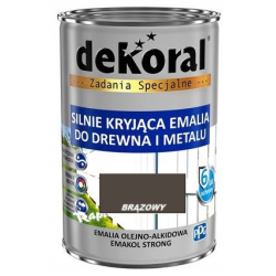 Farba olejna EMAKOL STRONG 0,9L brązowy BAWEMA10.8