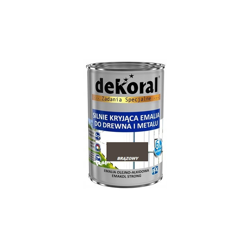 Farba olejna EMAKOL STRONG 0,9L brązowy BAWEMA10.8