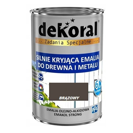 Farba olejna EMAKOL STRONG 0,9L brązowy BAWEMA10.8