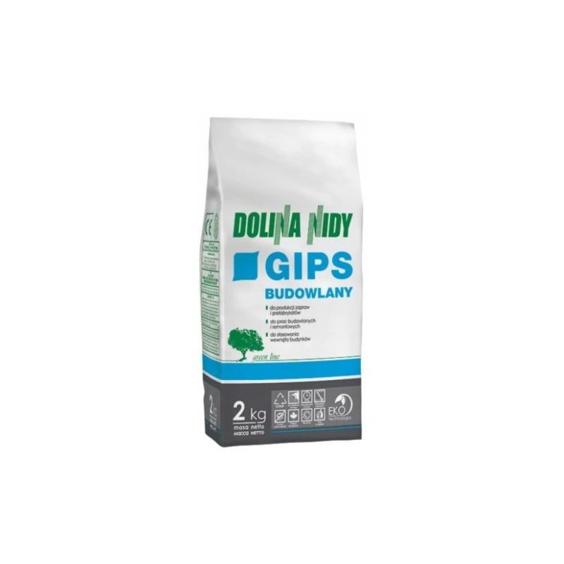 Gips budowlany DOLINA NIDY 2kg BAWGIP10.1