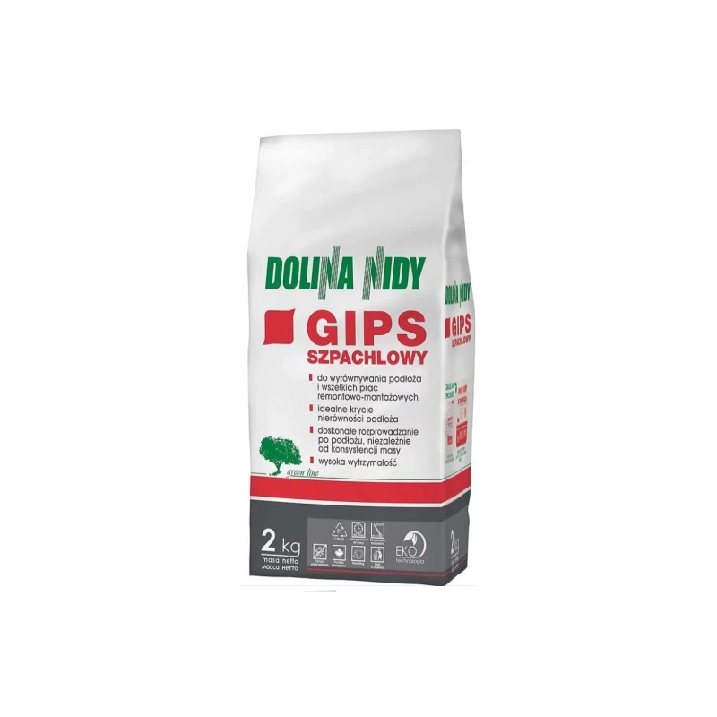 Gips szpachlowy DOLINA NIDY 2kg BAWGIP10.2