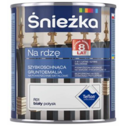 Śnieżka na rdzę 0,65L biała połysk BAWPOL10.5