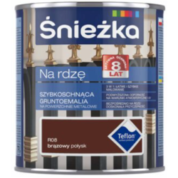 Śnieżka na rdzę 0,65L brązowa połysk BAWPOL10.6
