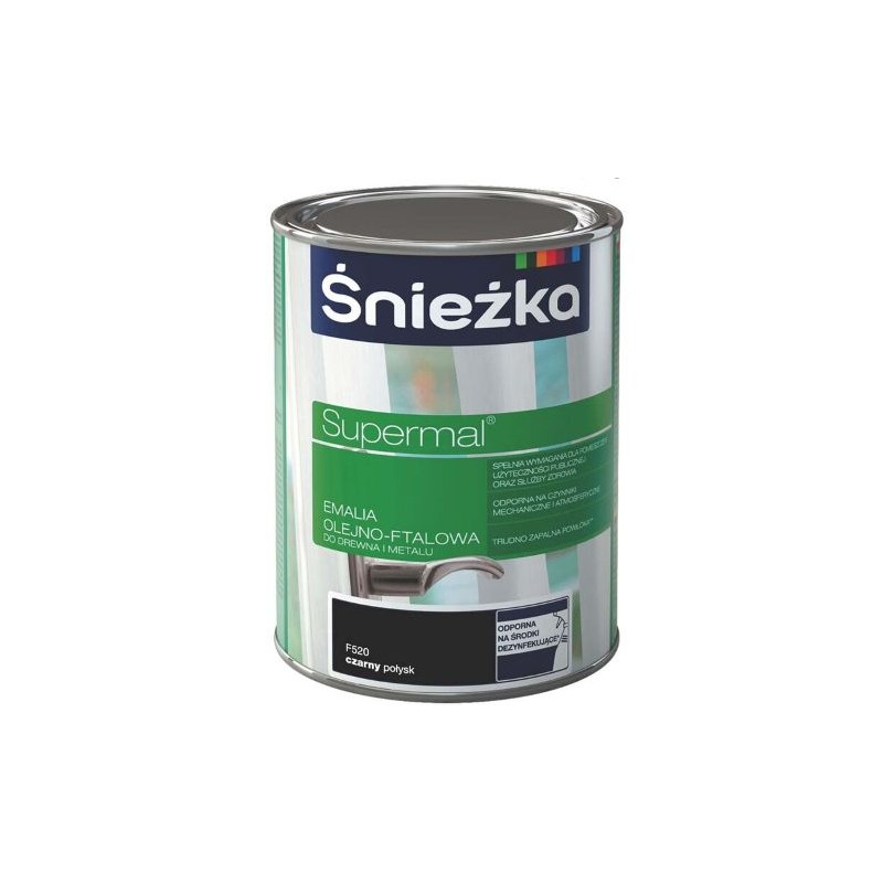 Emalia SUPREMAL czarny 0,8L BAWSUP10.1