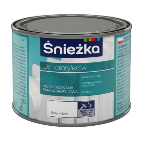 Śnieżka do kaloryferów biała 0,4L BAWSNI10.6