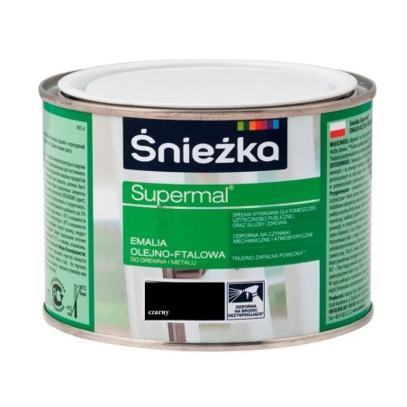 Emalia SUPREMAL czarny połysk 0,2L BAWSUP10.12