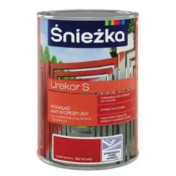 Podkład antykorozyjny UREKOR S ŚNIEŻKA czerwony tlenkowy 1L BAWURE10.2