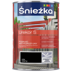 Podkład antykorozyjny UREKOR S ŚNIEŻKA czarny 1L BAWURE10.8