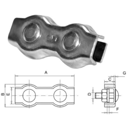 ZACISK LINOWY SIOD.PODW.FI 3MM