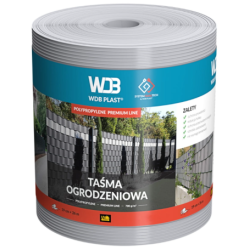 Taśma ogrodzeniowa poliprepylenowa 700g/m2 szara WDB620107040