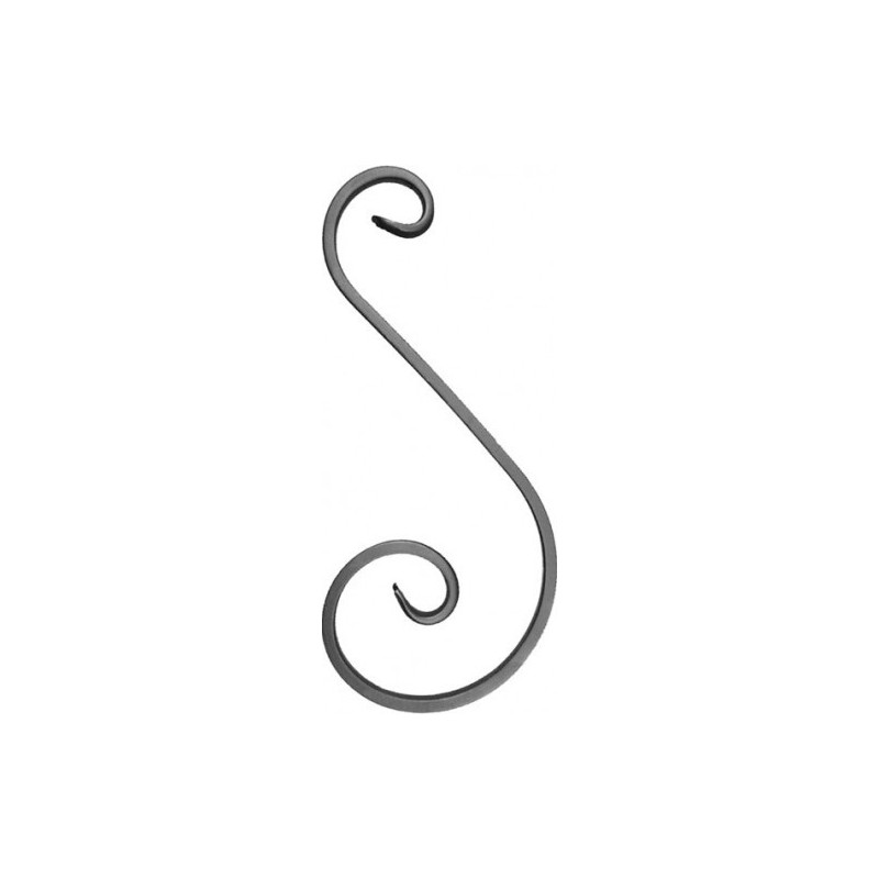 Element skrętny S z płask. 12x6mm 103x240mm ART10071