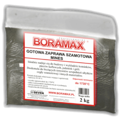 Gotowa zaprawa szamotowa 2 kg BORAMAX  X7-SZAMOT2,0