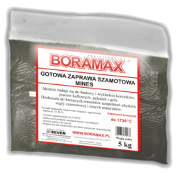 Gotowa zaprawa szamotowa 5 kg BORAMAX  X7-SZAMOT5,0
