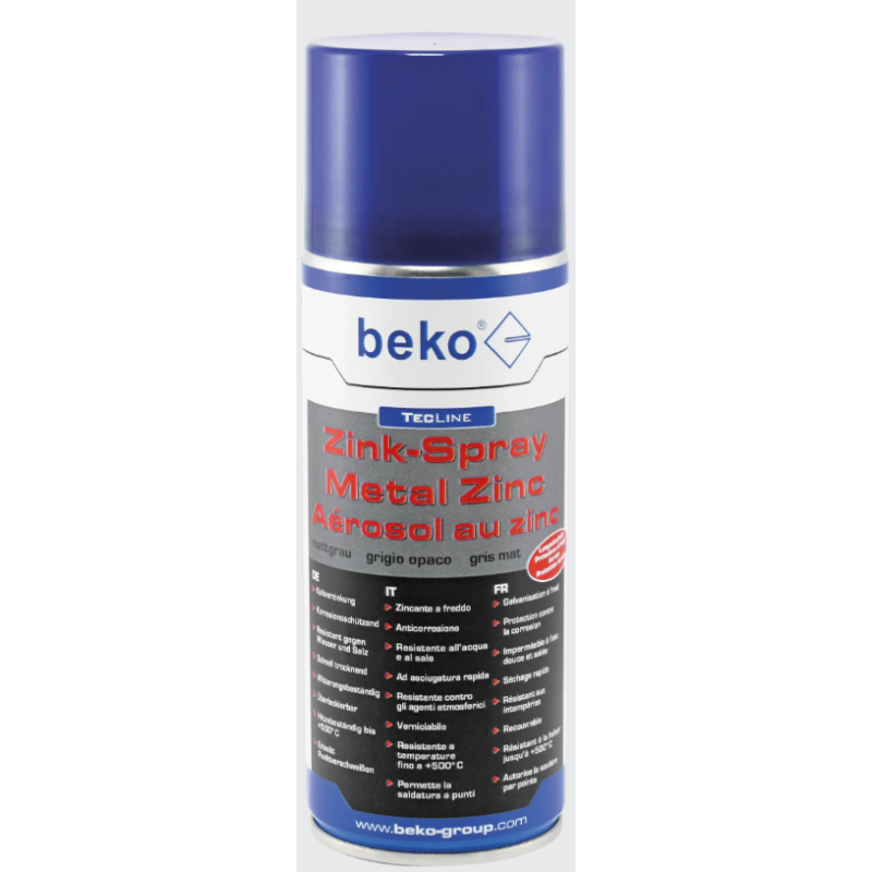 Cynk w spray’u 400 ml matowy BE-2952400