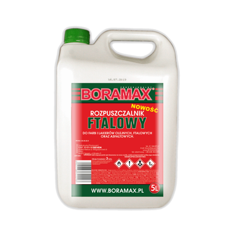 Rozpuszczalnik ftalowy 5L X7-ROZPFTAL5,0