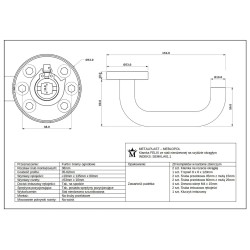 KLAMKA FELIX STAL NIERDZ.B/R D