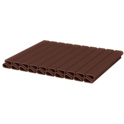 Klipsy montażowe do taśmy ogrodzeniowej brązowe WDB620518011