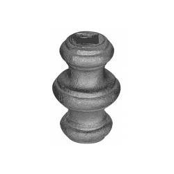 Nasadka na pręt 14x14mm 67x45mm MET41.004