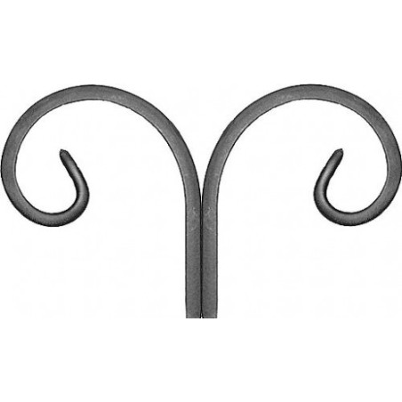 Element skrętny z płask. 12x6mm 145x85mm ART10092