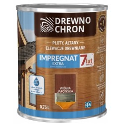 Impregnat extra powłokotwórczy DREWNO CHRON wiśnia japońska 0,75L. BAWDRE10.21