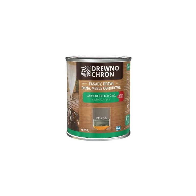 Lakierobejca DREWNO CHRON kasztan 0,8l BAWLAK10.10