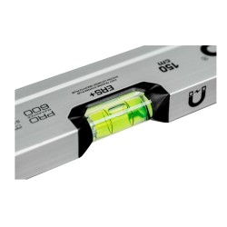 Poziomnica PRO600 anodowana srebrna z magnesami 100cm PROPOZ01.60