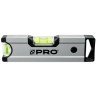 Poziomnica PRO600 anodowana srebrna z magnesami 17cm PROPOZ01.7