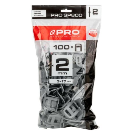 System poziomujący SP800 klipsy 2mm worek 100 szt. PROSYS01.17