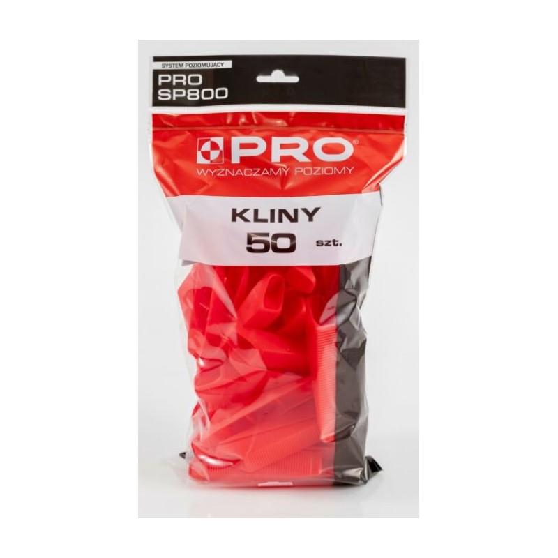 System poziomujący SP800 kliny worek 50 szt. PROSYS01.18