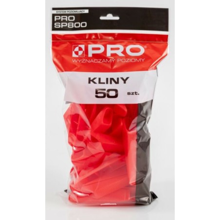 System poziomujący SP800 kliny worek 50 szt. PROSYS01.18