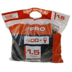 System poziomujący SP600 klipsy 1,5mm worek 400 szt. PROSYS01.20